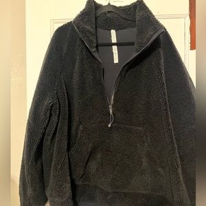 Lululemon Scuba Oversized Fleece Funnel Neck Half Zip Long XL/XXL